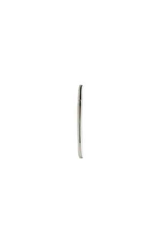 Eve 9ct Solid White Gold Plain Earring