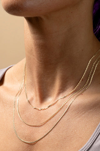Cassandra 9ct Solid Gold Necklace