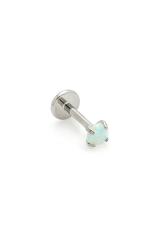 BFF Titanium Opal Flat Back Stud Earrings 3mm