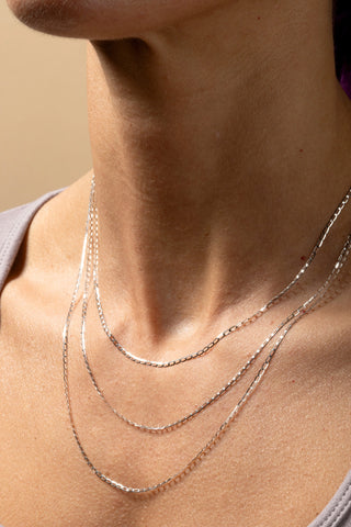 Nectar 9ct Solid White Gold Necklace