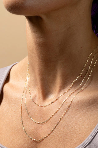 Atlantis 9ct Solid Gold Necklace