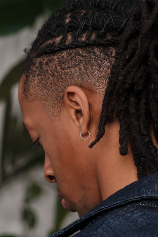 Eris Solid Gold Rope Earring