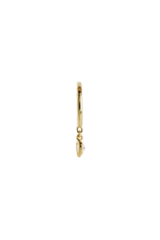 Cherish 9ct Solid Gold Earring with Charm