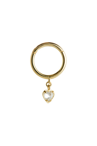Cherish 9ct Solid Gold Earring with Charm