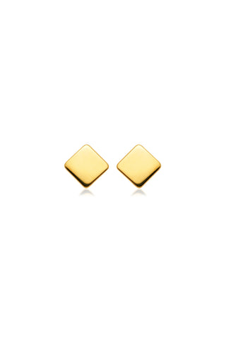 Polymnia Gold Titanium Two In One Reversible Flat Back Studs