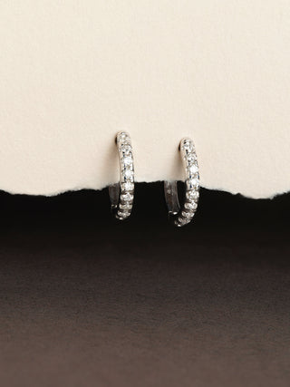Diamond Hoop Earrings