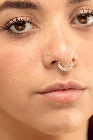Diamond Daith and Septum Rings