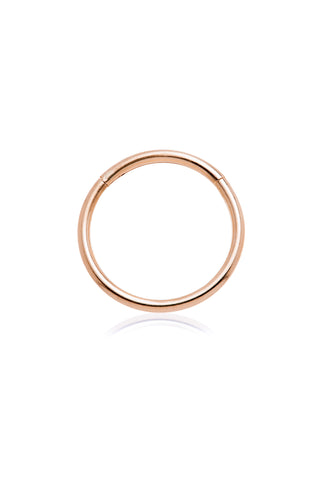 Eve 9ct Solid Rose Gold Plain Earring