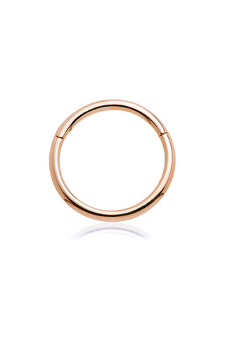 Eve 9ct Solid Rose Gold Plain Earring