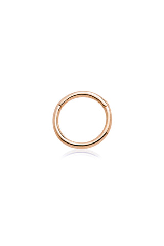Eve 9ct Solid Rose Gold Plain Earring