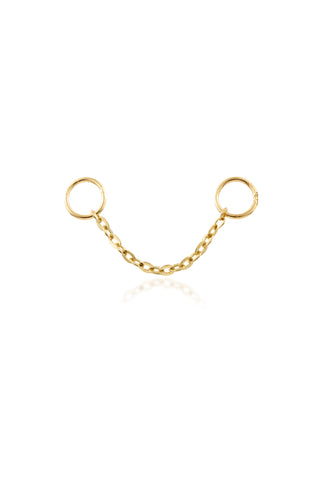 Solid 9ct Gold Hanging Chain Charm for Bars