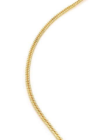 9ct Solid Gold Curb Chain Bracelet with Extender