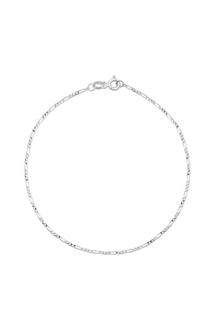 Atlantis 9ct Solid White Gold Bracelet