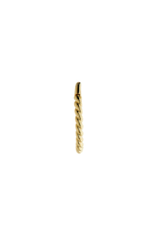 Eris Solid Gold Rope Earring