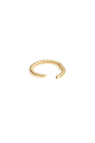 Eris Solid Gold Rope Earring