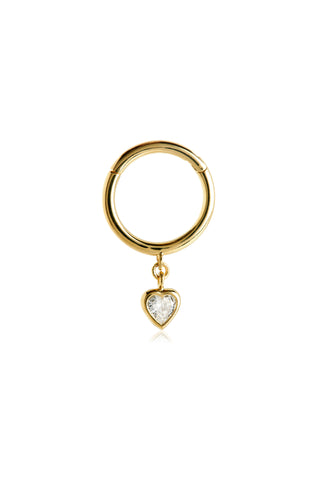 Cherish 9ct Solid Gold Earring with Charm