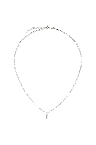 Nectar 9ct Solid Gold Goddess Necklace - White Gold