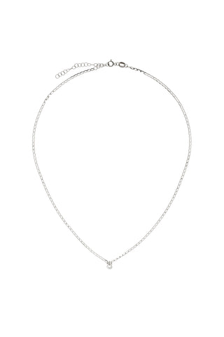 Nectar 9ct Solid Gold Taurus Necklace - White Gold