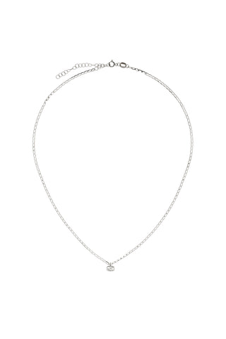 Nectar 9ct Solid Gold Cancer Necklace - White Gold