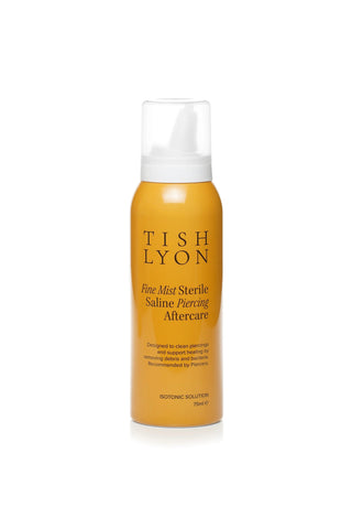 Tish Lyon Fine Mist Sterile Saline Piercing Aftercare Spray – 75 ml