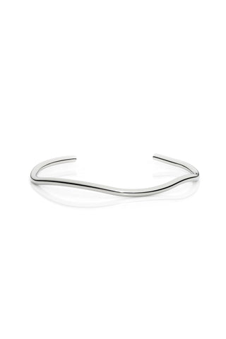 Silver Wave Bangle