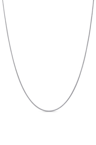 Waterproof Silver Snake Chain Necklace