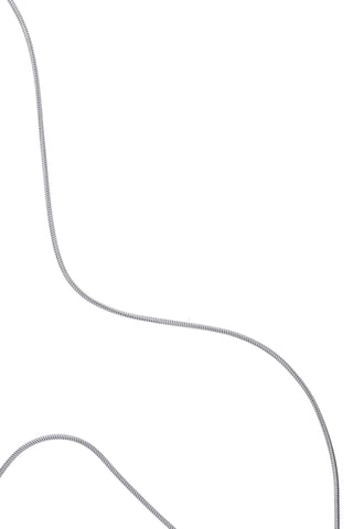 Waterproof Silver Snake Chain Necklace