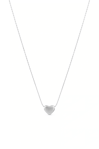 Waterproof Silver Heart Necklace