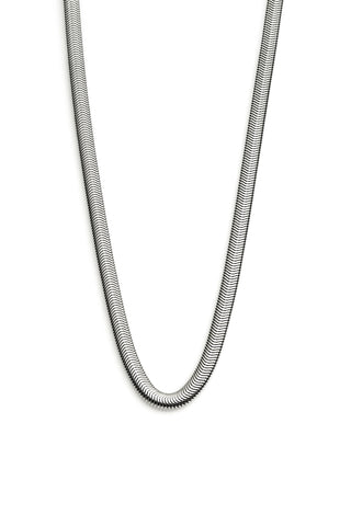 Silver Chunky Snake Chain Necklace