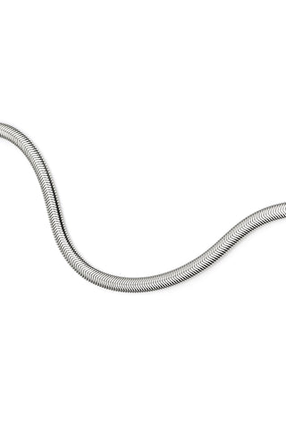 Silver Chunky Snake Chain Necklace
