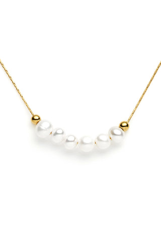 Waterproof Gold Chain Pearl Bracelet