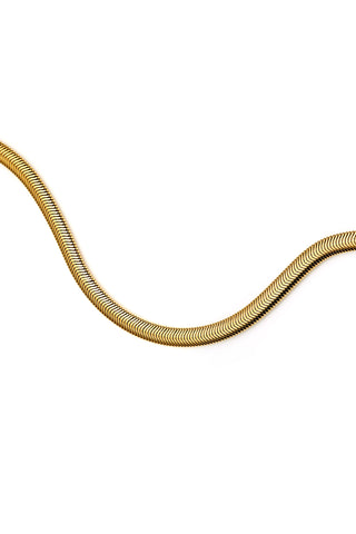 Gold Chunky Snake Chain Bracelet