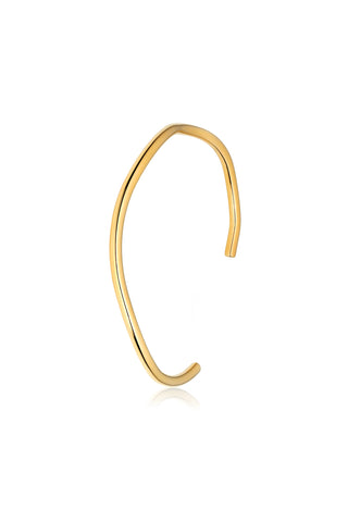 Gold Wave Bangle