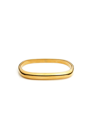Gold Square Bangle