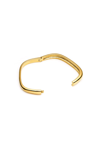 Gold Square Bangle