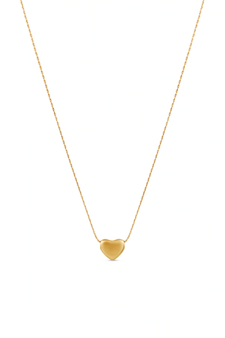 Waterproof Gold Heart Necklace