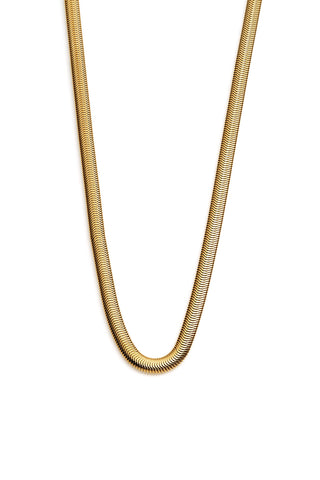 Gold Chunky Snake Chain Necklace