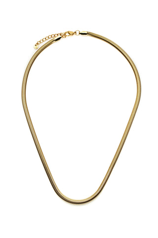 Gold Chunky Snake Chain Necklace