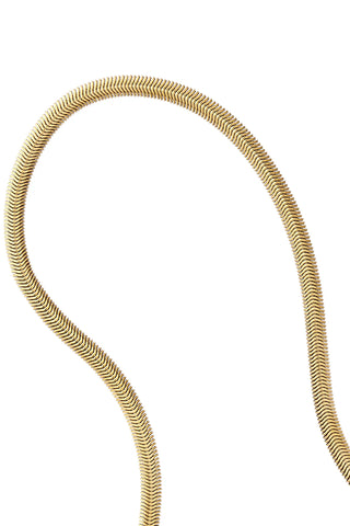 Waterproof Gold Chunky Snake Chain Necklace