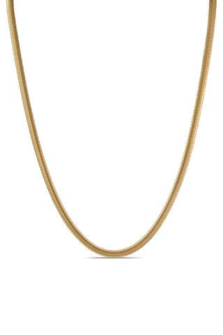 Waterproof Gold Chunky Snake Chain Necklace