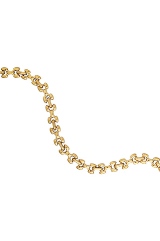 Waterproof Gold Chunky Dakota Chain Necklace