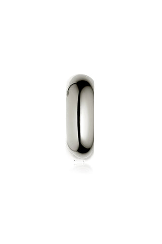 Platinum Titanium Bold Hoop Earrings