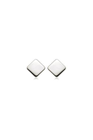 Polymnia Titanium Two In One Geometric Reversible Flat Back Studs