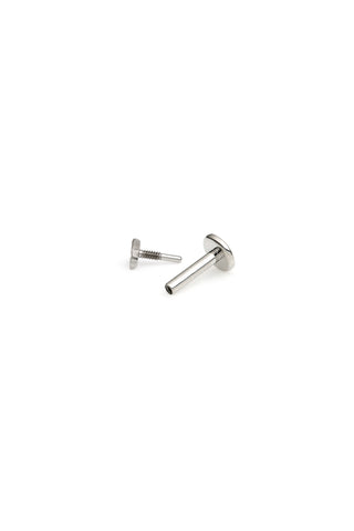 Titanium Star Flat Back Stud Earring