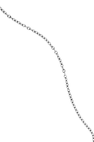 Platinum Titanium Cable Chain Necklace
