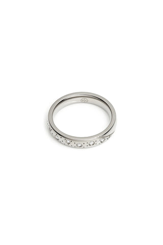 Titanium Multi-Gemstone Ring