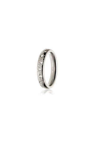 Titanium Multi-Gemstone Ring