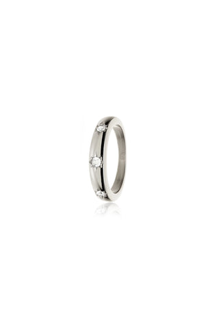 Titanium Celestial Gemstone Ring
