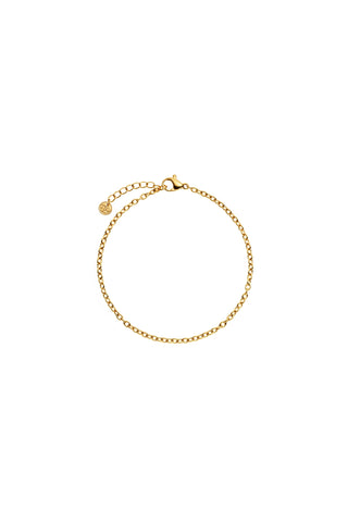 Gold Titanium Cable Chain Bracelet