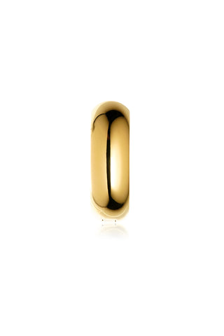 Gold Titanium Bold Hoop Earrings